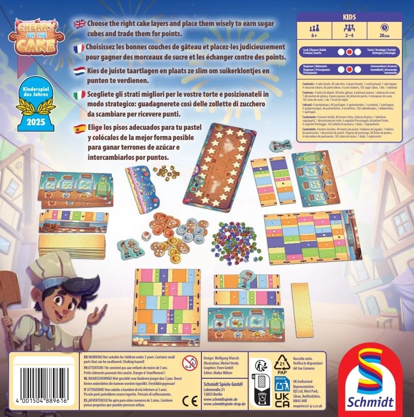 Cherry on The Cake (Dutch, English, French, Italian, Spanish)