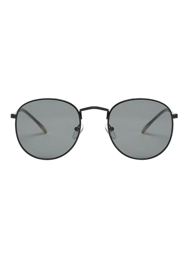 Round Frame Sunglasses - 55mm Black