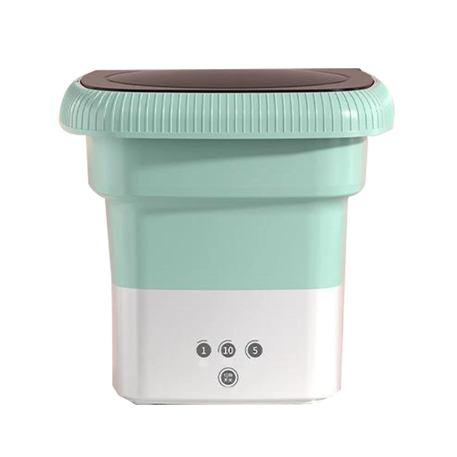 CLBTU Mini Portable Washing Machine | Foldable Small Washer Machine For Travel Laundry | Folding Little Washing Dryer For Baby Clothes, Socks, Towels, Underwear