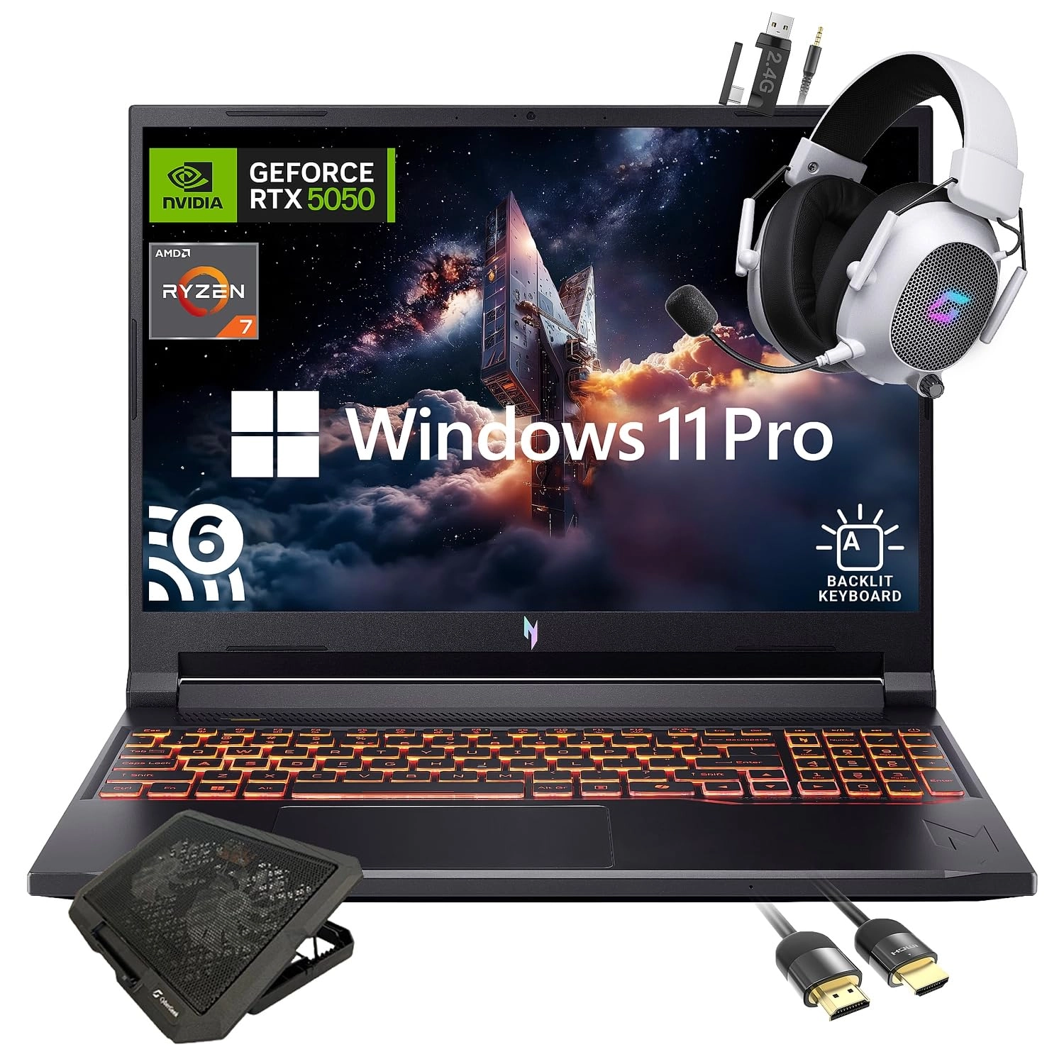 Acer Nitro V ANV1 - 16'' Ryzen 7 260 64GB DDR5 1TB SSD