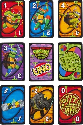 UNO: Teenage Mutant Ninja Turtles Mutant Mayhem - Card Game