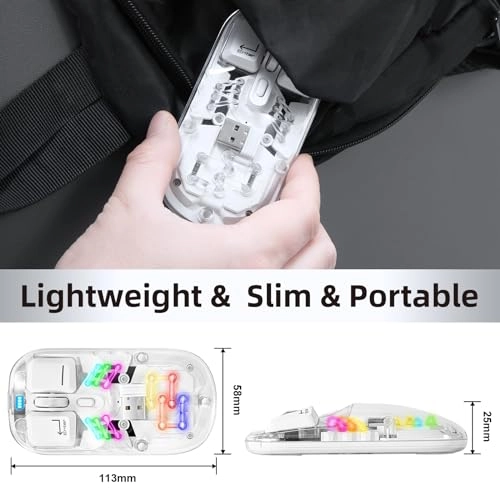 Wireless Mouse - Bluetooth, USB