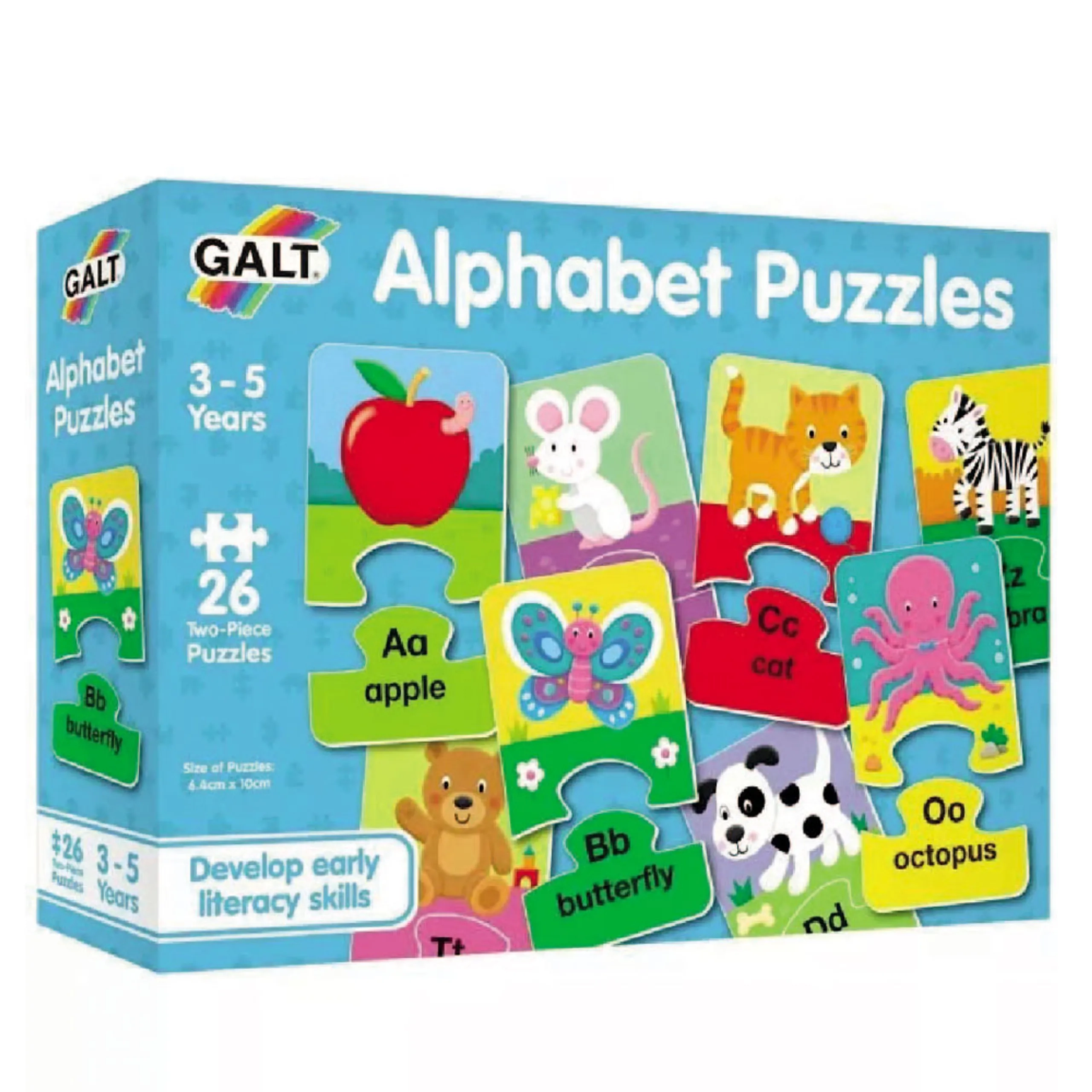 Alphabet Jigsaw Puzzle - Suitable for 3-5 years 26x2pcs