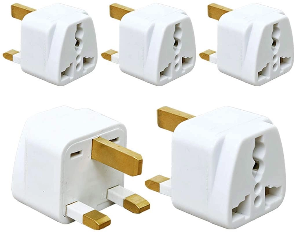Lavish LLC Universal (AU/US/EU) Socket To UK Ac Power Plug Travel Adapter - AU/US/EU