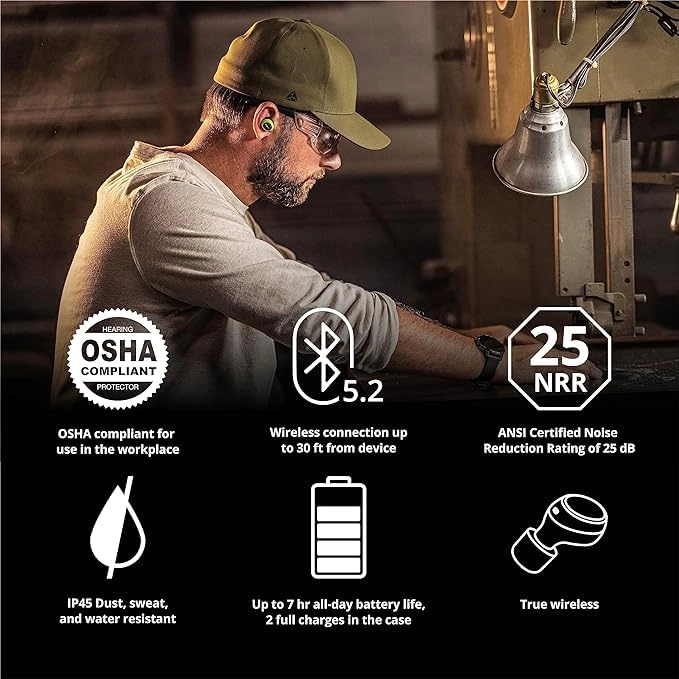 FREE 2.0 - 25 dB NRR Bluetooth 5.2
