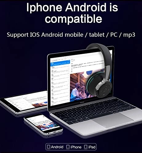 Wireless Over Ear Bluetooth 5.1 Headset Wireless Headphone