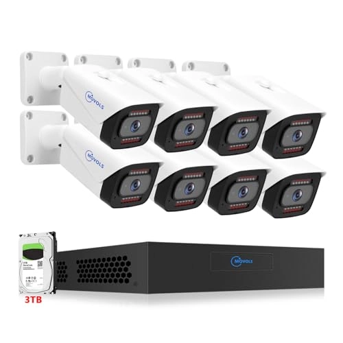 8CH 8MP Home Security Camera System - 8pcs 8CH 4K