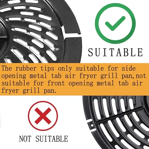 Air Fryer Rubber Bumpers - Rubber 8 Pcs
