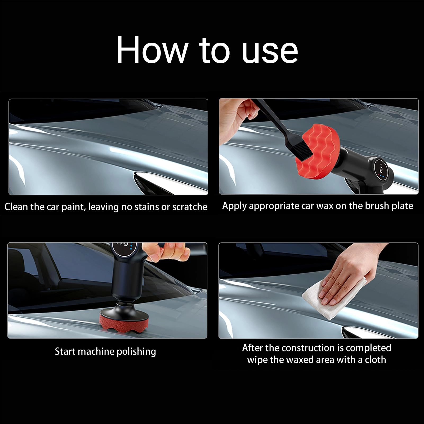 Car Wireless Polishing Machine - 80W