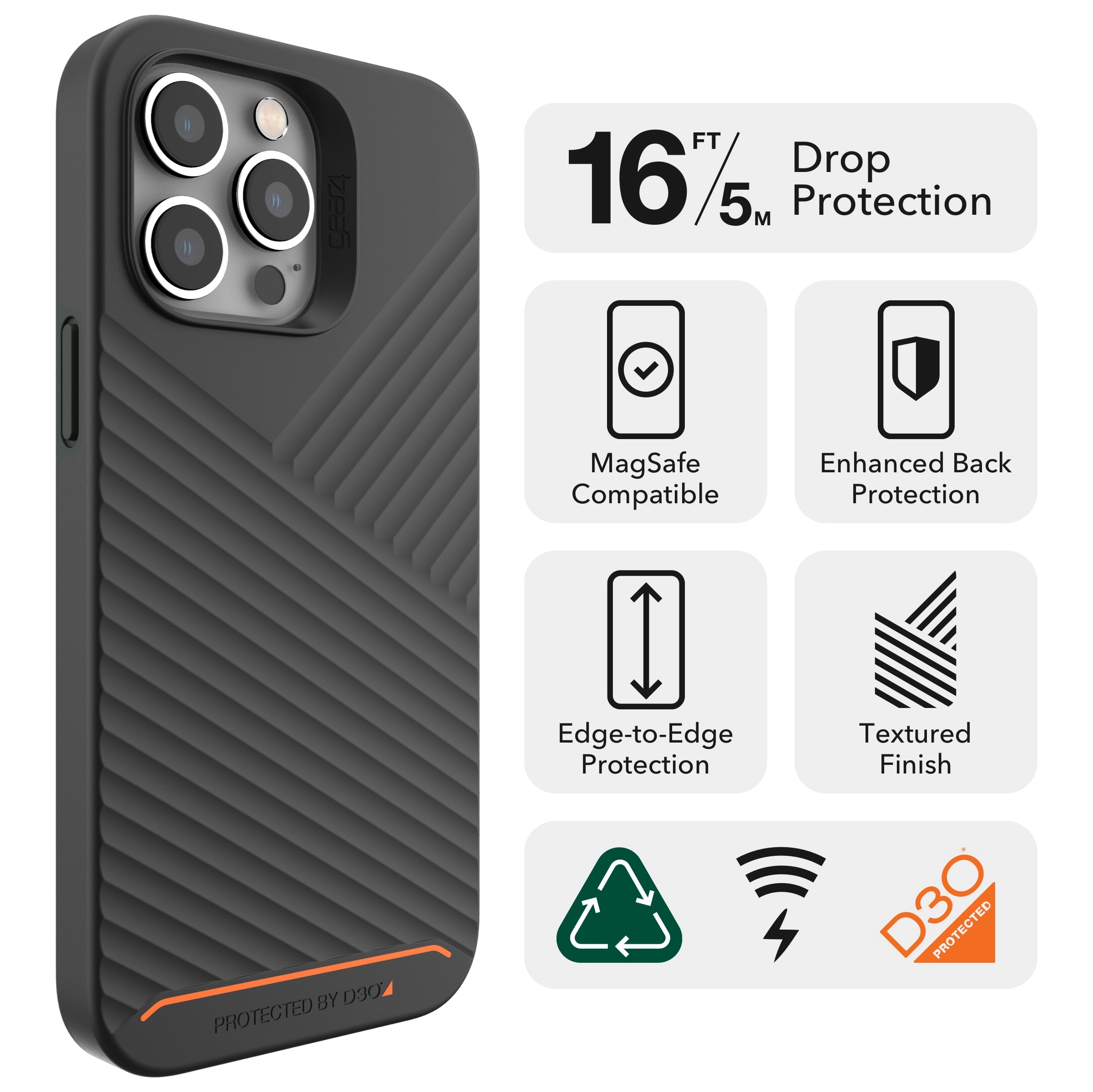 D3O Copenhagen Back Case for iPhone 14 Pro Max