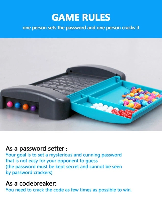 Logic Reasoning Codebreaking Educational Toy - Adjustable Difficulty Portable Travel