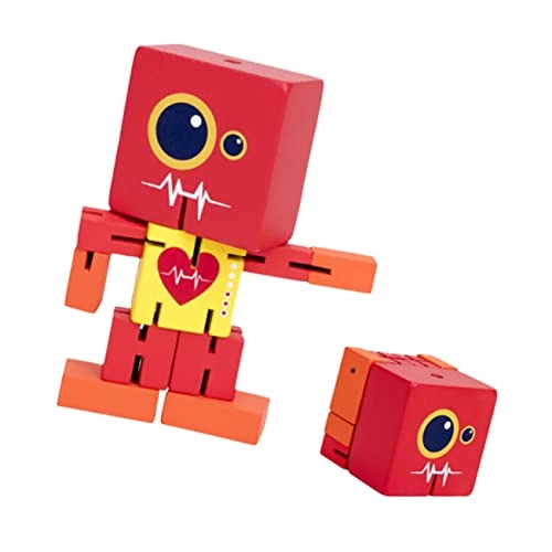 3d Transforming Robot - Red (3 pcs.) Bundle