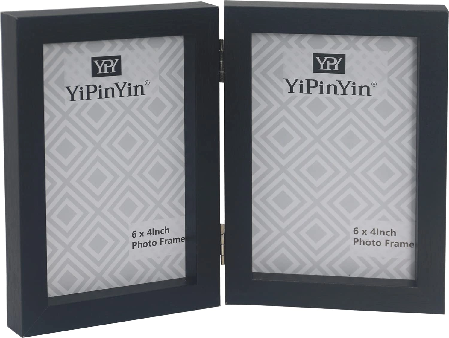 Hinged Double Photo Frame - 4x6'' 2