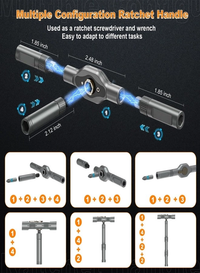 Magnetic Multi-Bit Screwdriver Set (42 Pcs)