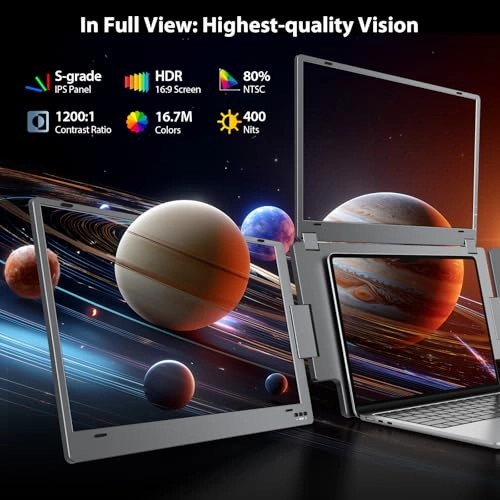 Laptop Screen Extender - X90G 15.6 Inches 1920 x 1080 Pixels