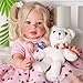 Reborn Baby Doll - 20 Inch Silicona Blond Curly Hair Ages 3+
