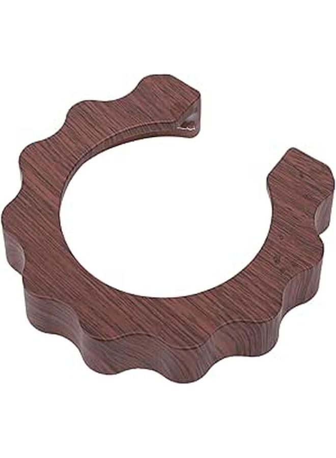 Pssopp E61 Grouphead Cover - 58mm ABS Walnut