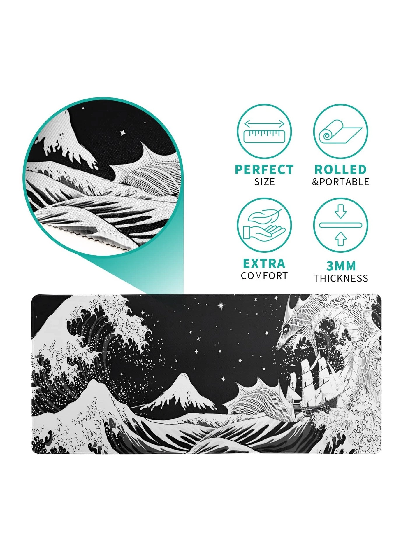 Extended Gaming Mouse Pad - 80x30 cm