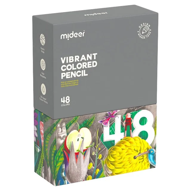 MIDEER Vibrant Coloring Pencils - 48