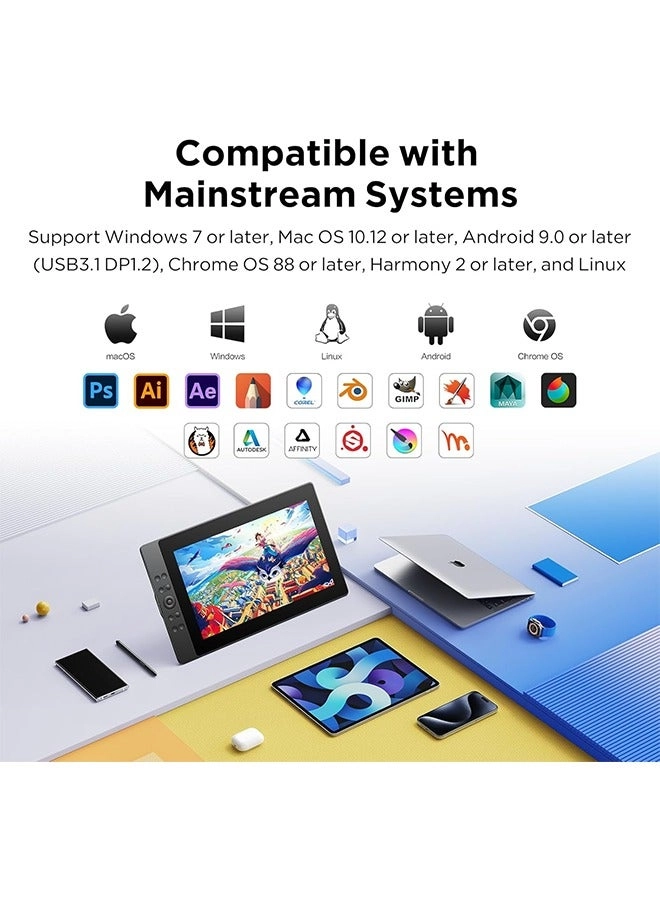 UE16 - 16,384 Levels of Pressure Sensitivity