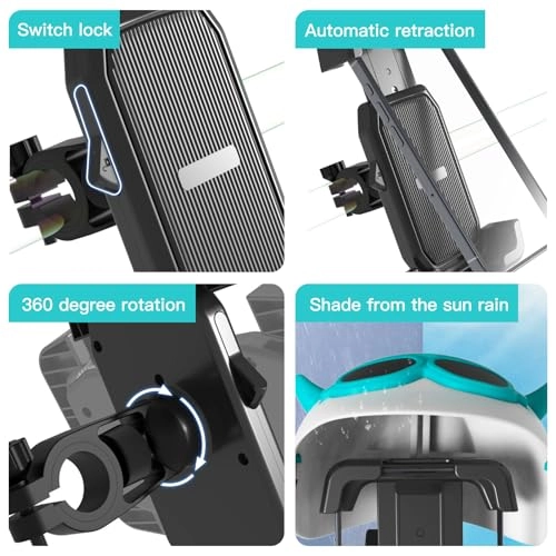 Bicycle Phone Holder - Universal 4.7-7 Inch Rotatable