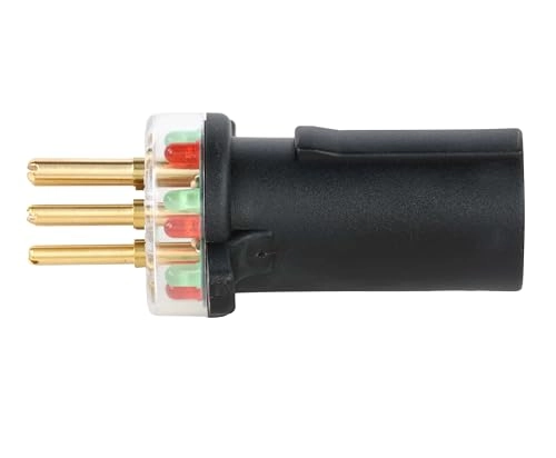 7-Round Pin Trailer Circuit r - Circuit Tester Black