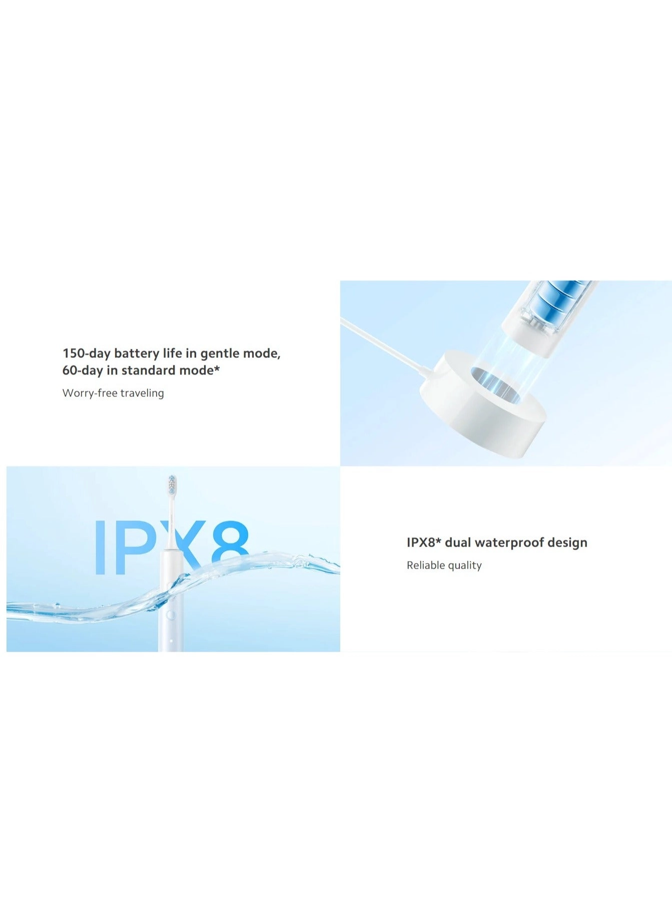 T302 - Dark Blue IPX8 Whitening