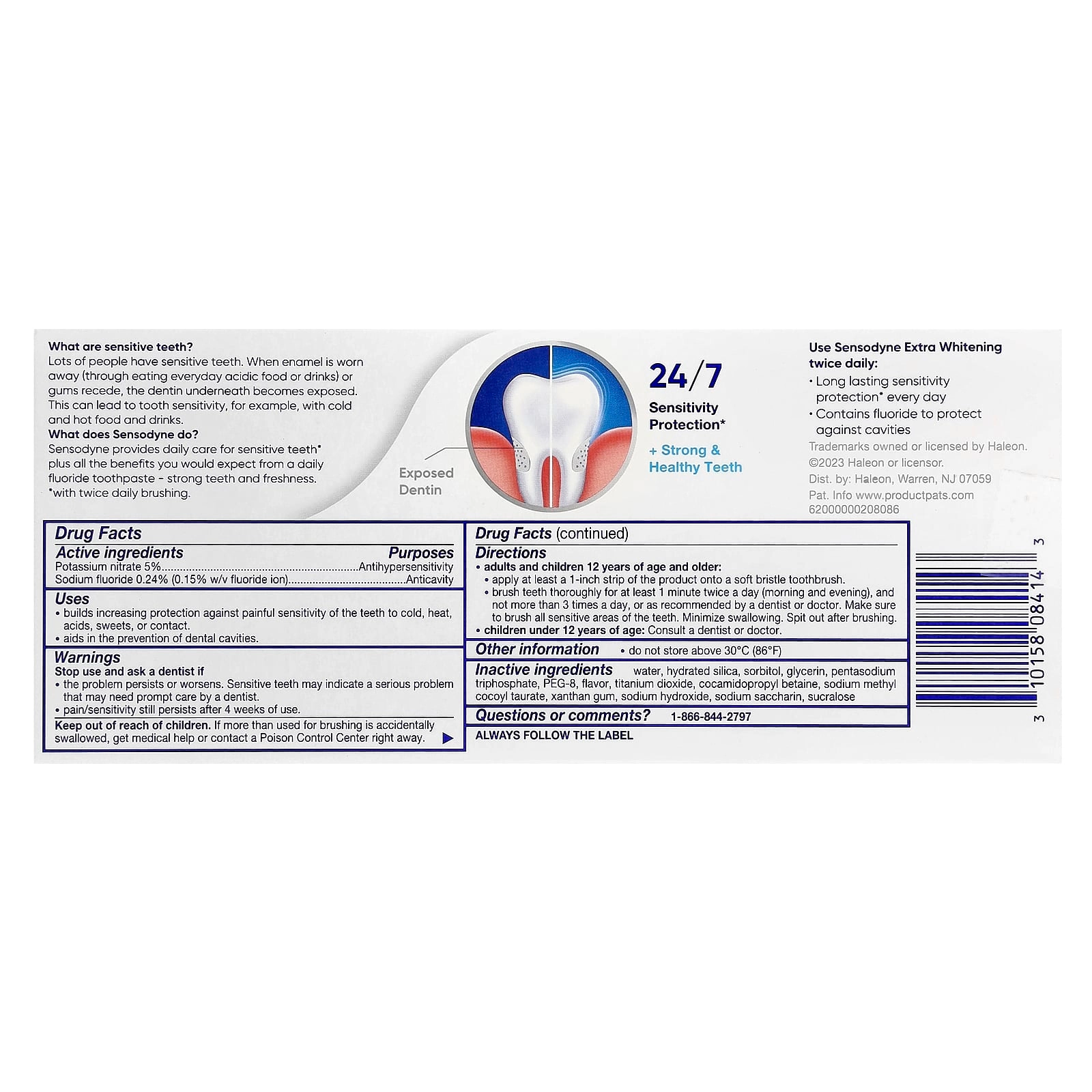 Extra Whitening Toothpaste 2 x 113 g