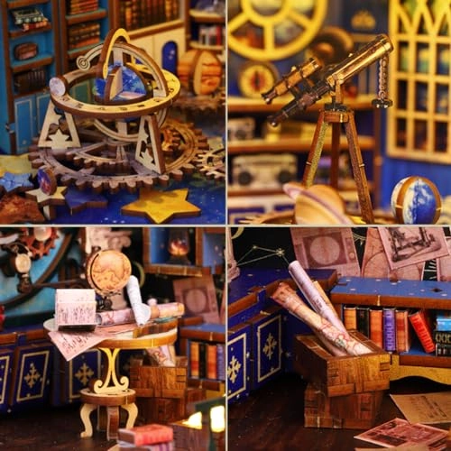 3D Wooden Book Stand Puzzle - 1：24