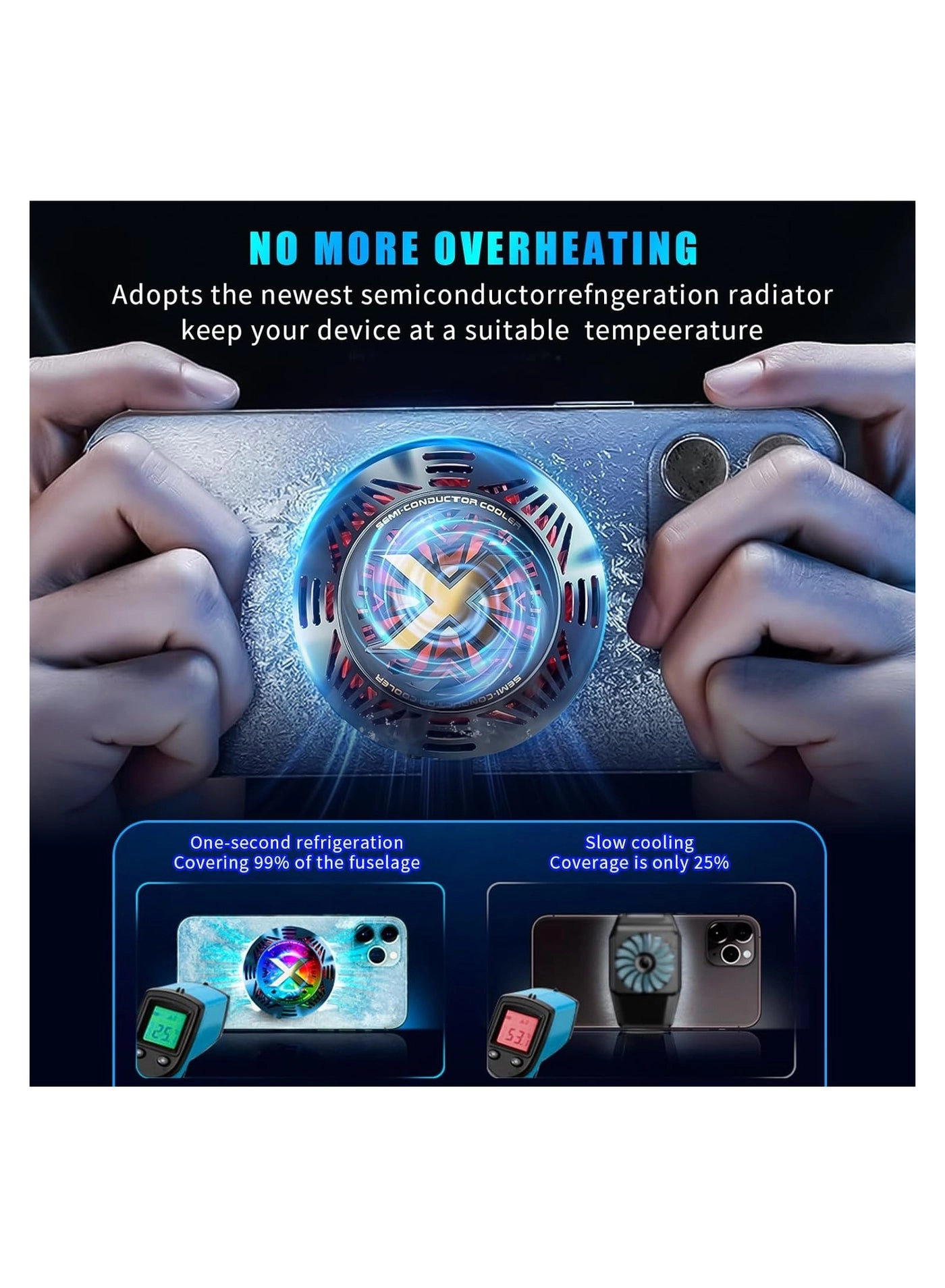 Phone Cooler - Semiconductor Cooling MagSafe Compatible