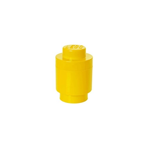 Round Storage Box - Small Yellow