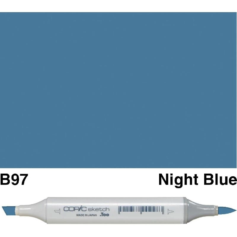 Copic Sketch B-97 - Night Blue Twin Tip