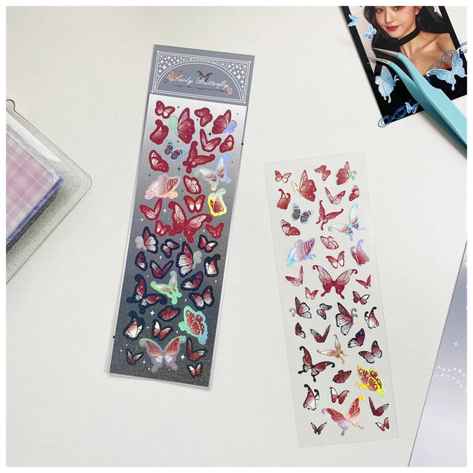 freshn Christmas Sticker Book Kawaii Laser 1 pcs