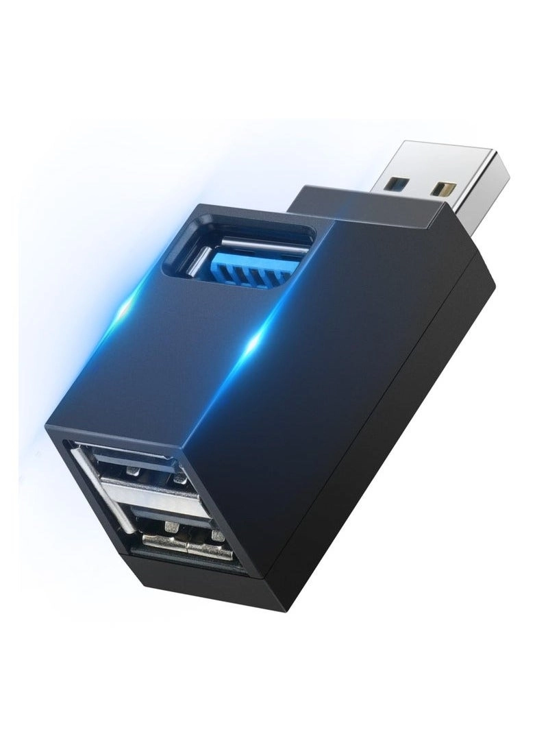 Beauenty Mini USB Hub - USB-A to USB-A 3-Port USB 3.0
