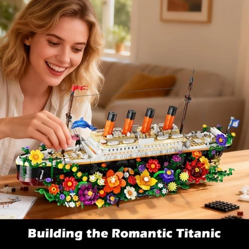 Flowers Titanic - 1860 Pieces with Light