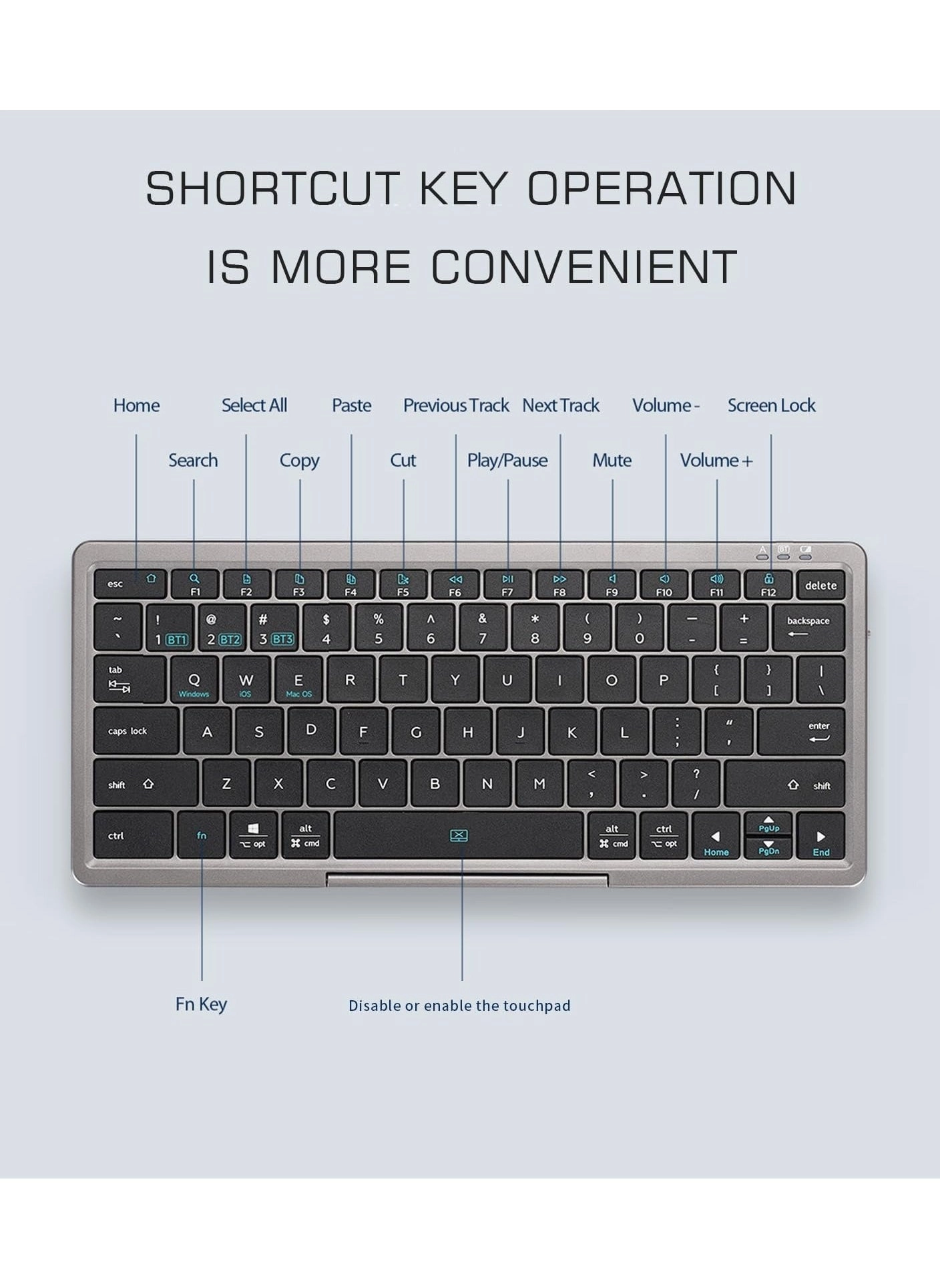 Keyboard - Full-size Wireless