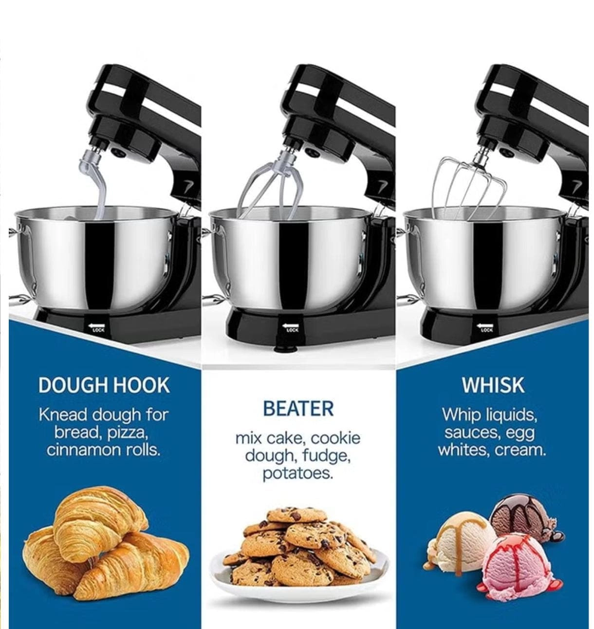Electric Stand Mixer - 6L