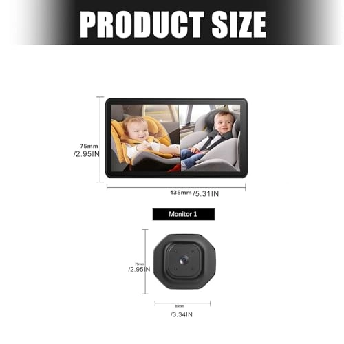 Double Lens IR Monitor - 5 Screens Car Rear Seat