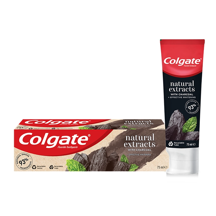 Colgate Natural Extract Activated Charcoal Toothpaste 75ml