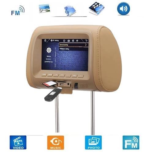 Mp5 Car Headrest Display - 7″