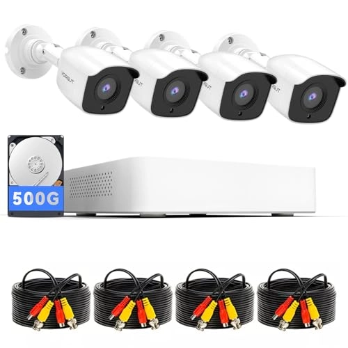 4Ch Home Security Camera System - 4 4CH 1080P