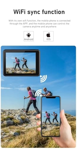 6K Dual Screen Action Camera - 6K 30FPS