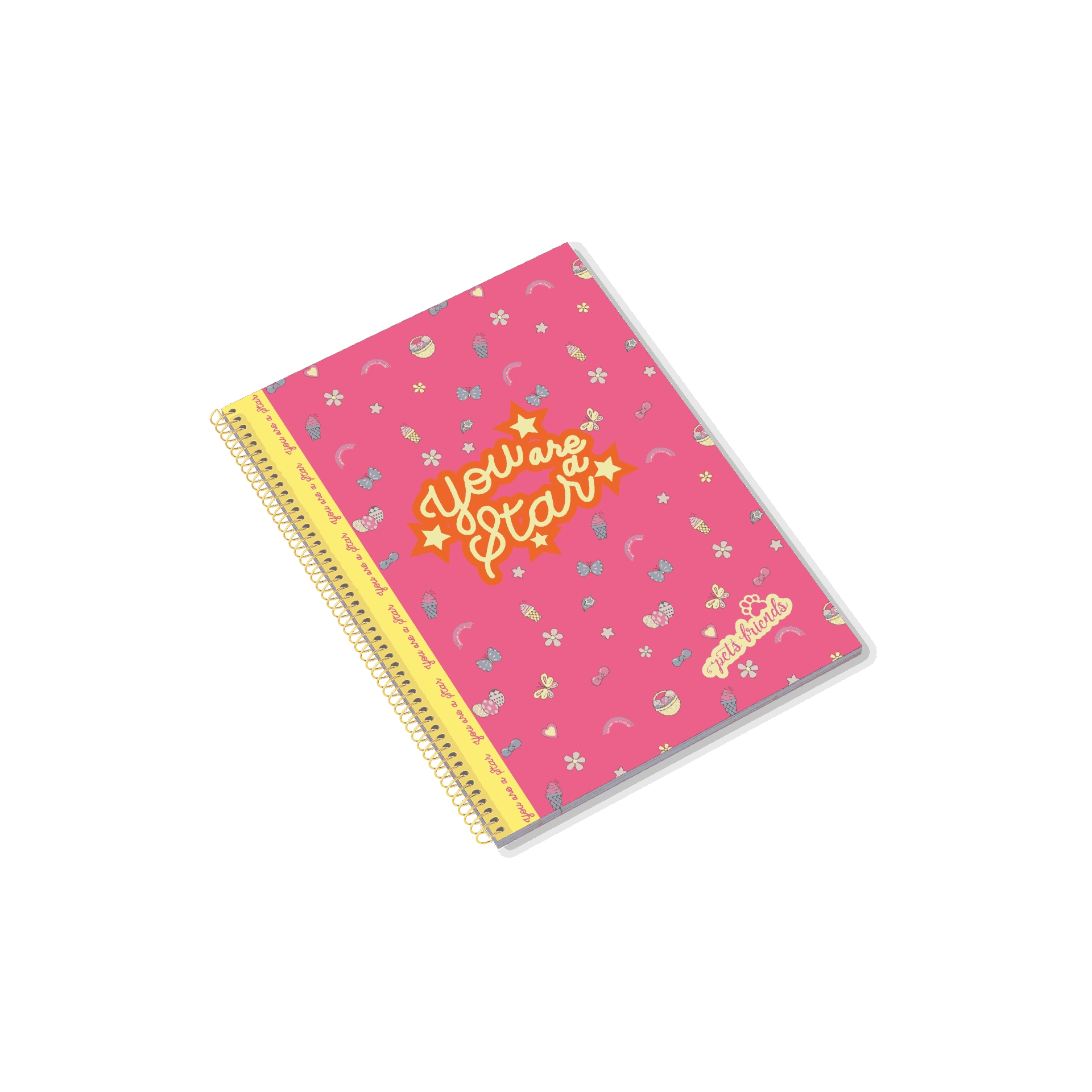 Magical World A5 Spiral - 80 Sheets