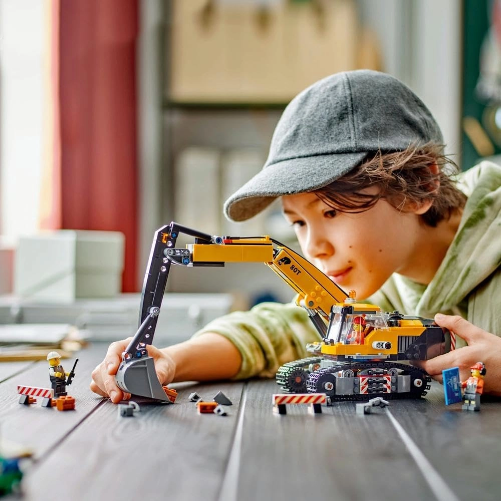 Construction Excavator - Yellow Ages 8+