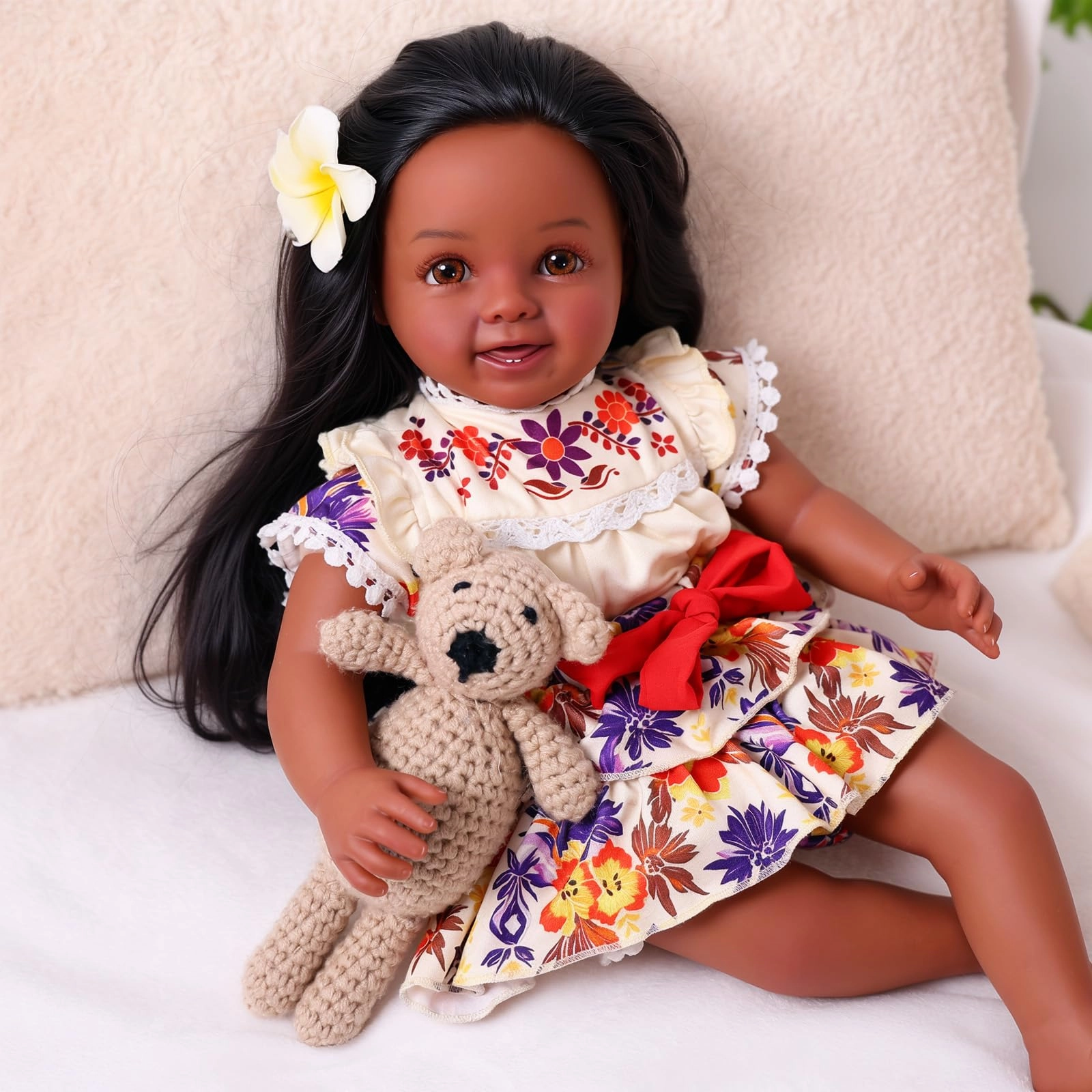 Reborn Baby Doll - 20 Inch Vinyl Drink & Pee Ages 3+