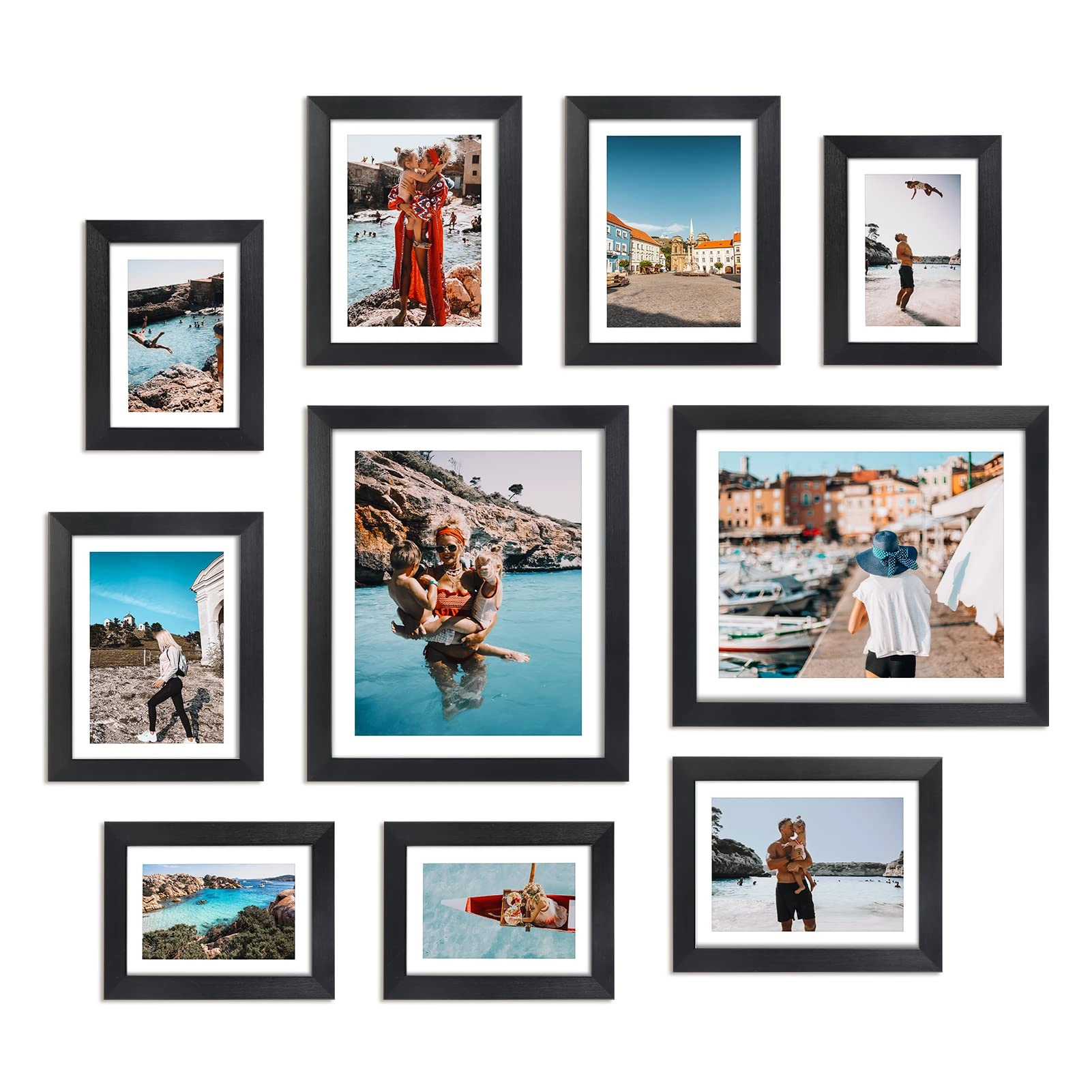 Picture Frames - 4x6 5x7 8x10 Set