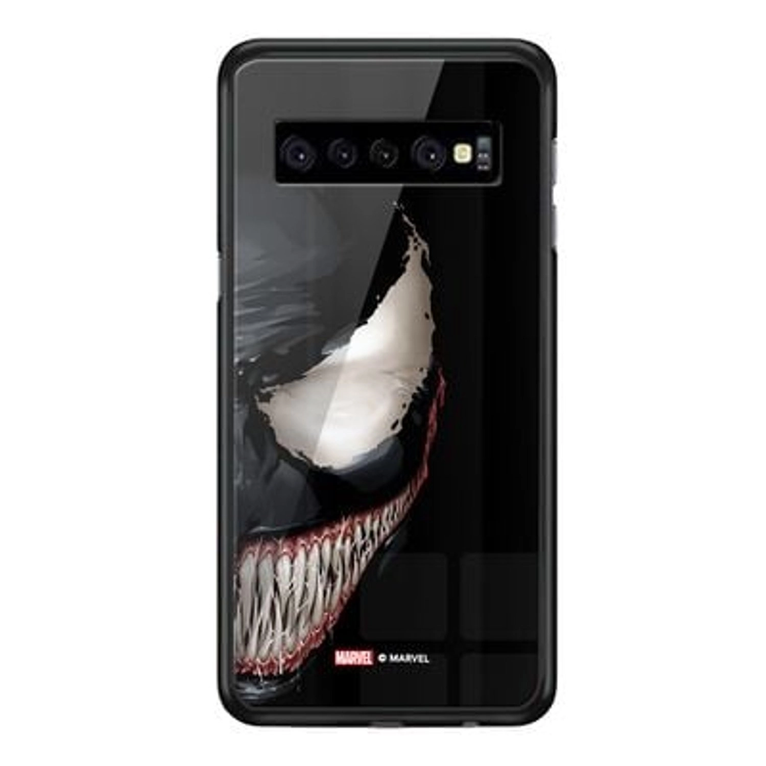 Wackylicious Venom Half Profile Face Back Case for Galaxy S10