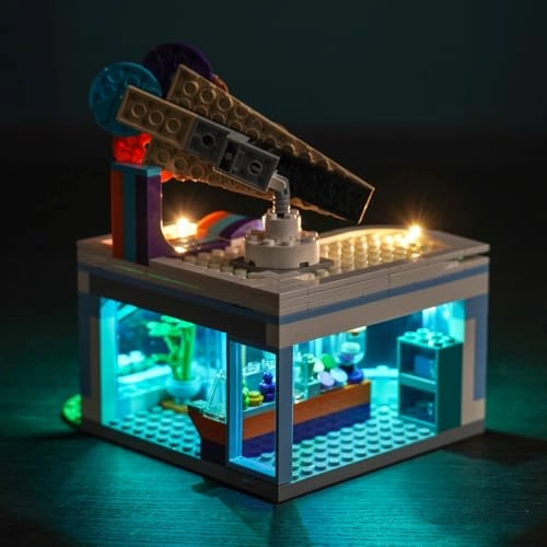 LED Lighting Kit - Compatible with Lego City Ice-Cream Shop 60363 Lights Only