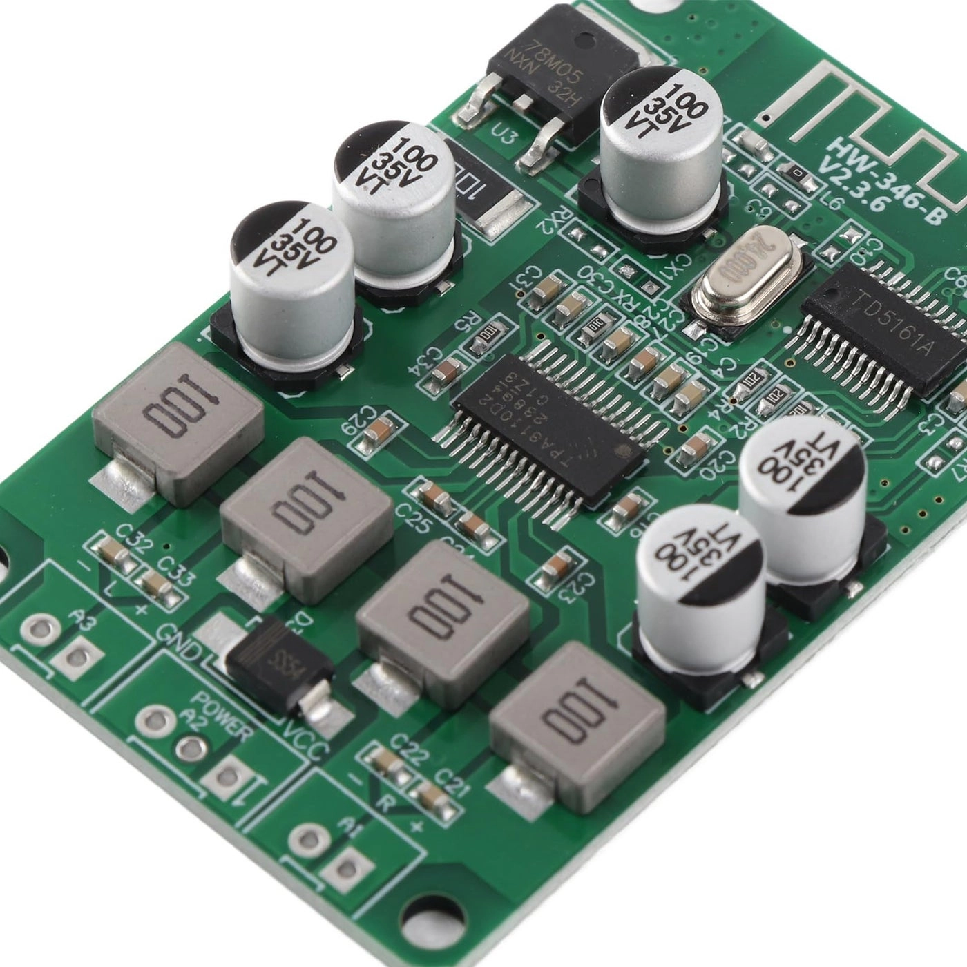 Audio Amplifier Board - Dual Channel 15W+15W