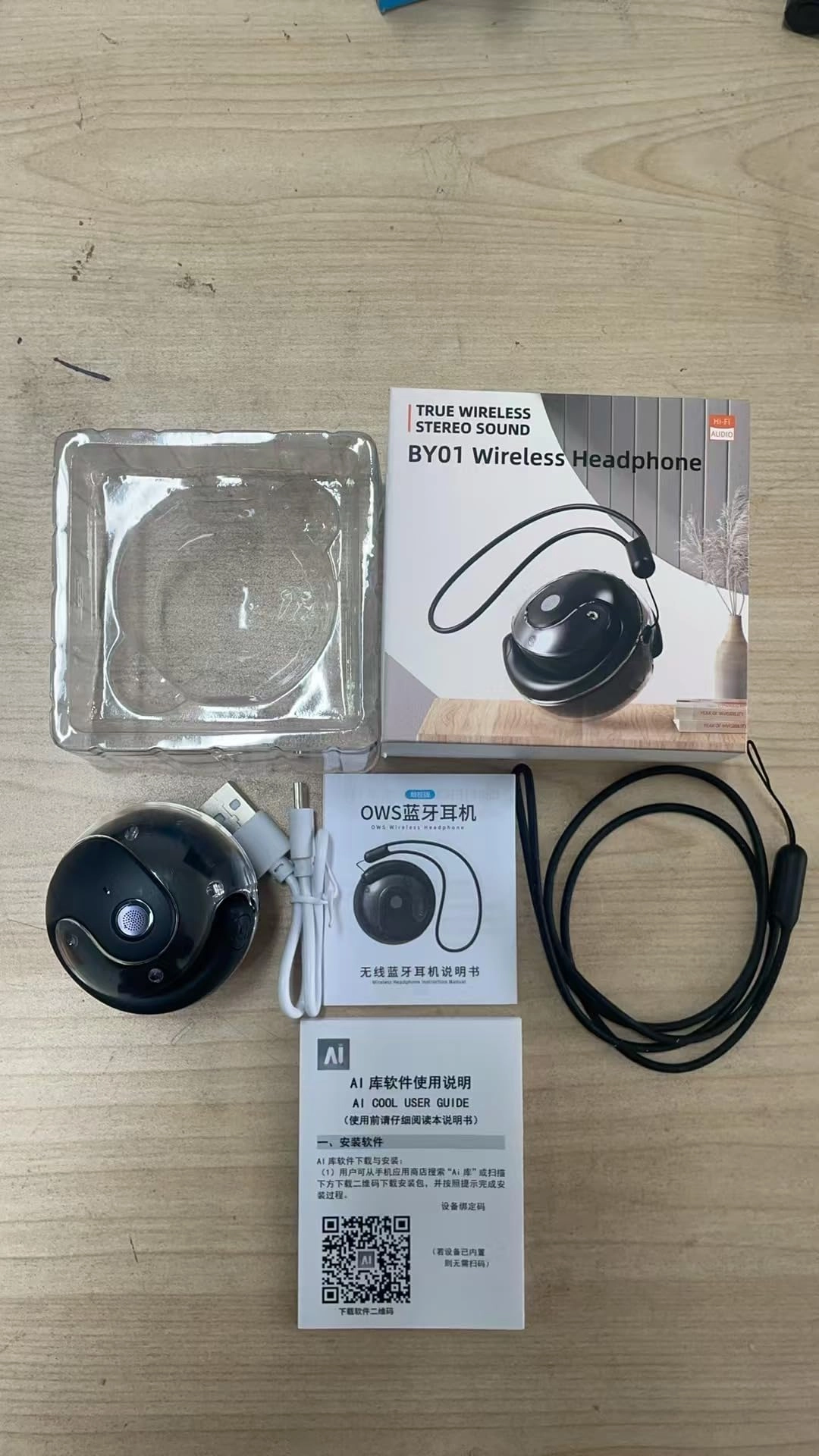 Eacam AI Translation Earbuds - Wireless BT 5.3 Fleshcolor